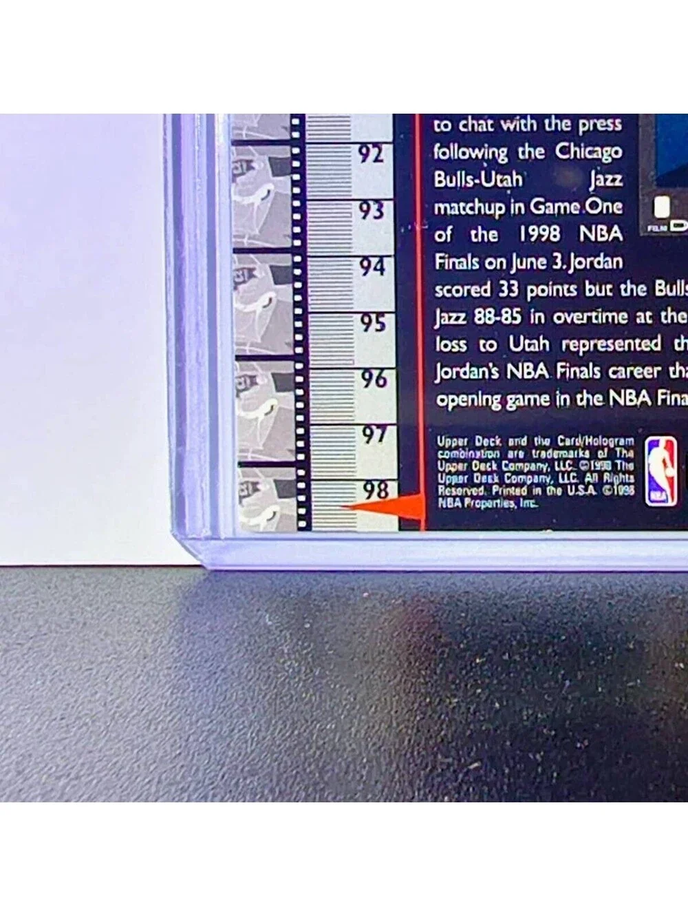 Michael Jordan 1998-99 Upper Deck MJ Timeframe #116 Basketball Card Bulls